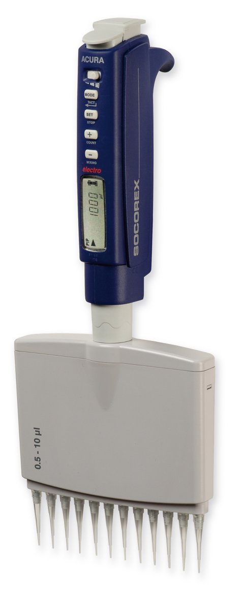 Foto de Pipetas eletrônicas Acura electro 956 multicanal